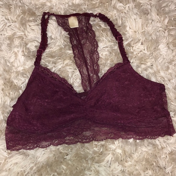Tilly's Other - Maroon racer back bralette